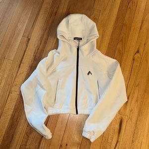 Alphalete Women’s Crop Zip Up Hoodie